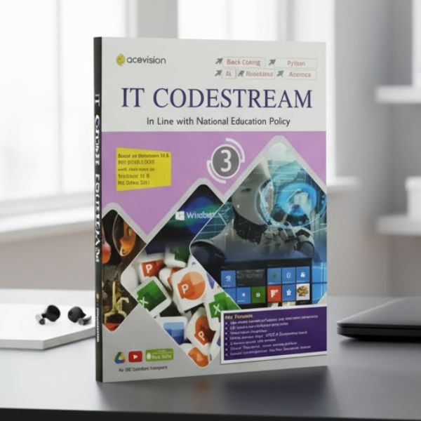 IT CODESTREAM 3 – Fun & Interactive Coding Book for Class 3 Students