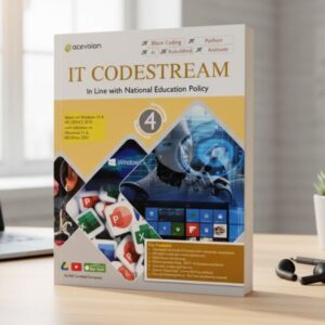 IT CODESTREAM 4 – Interactive Coding & AI Book for Class 4 Kids