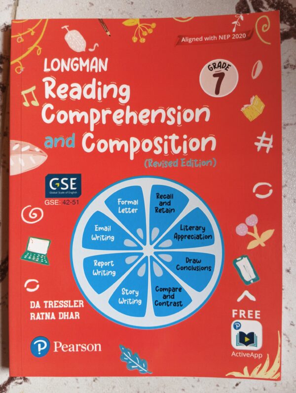 Longman Reading Comprehension and Composition For Class 7 | English Book by DA Tressler & Ratna Dhar | Pearson Education